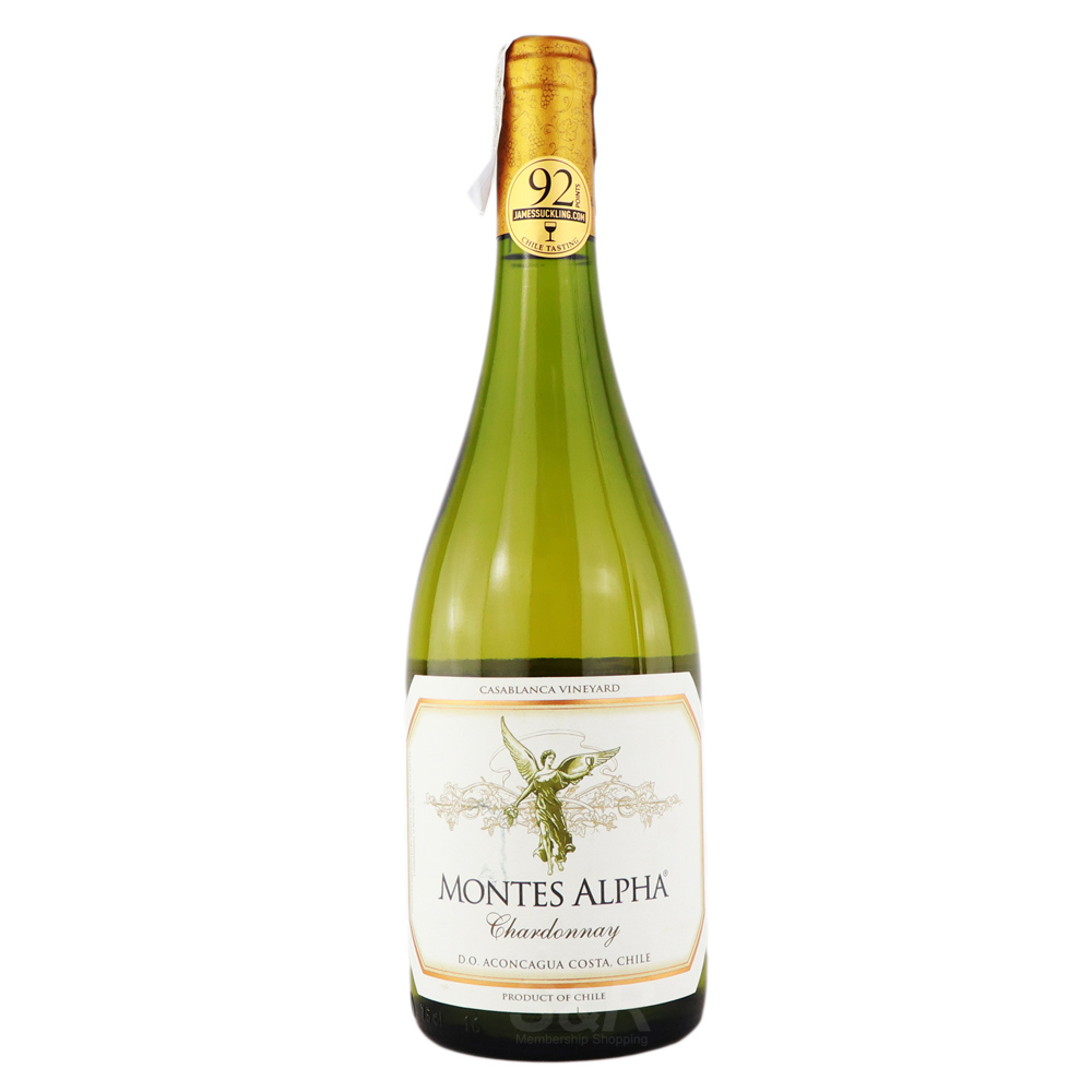 Montes Alpha Chardonnay Wine 750mL